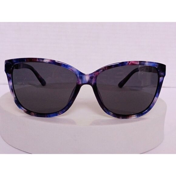 Foster Grant Purple Blue Tortoise / Gray Lens NS0821 Polarized Sunglasses - Picture 2 of 16